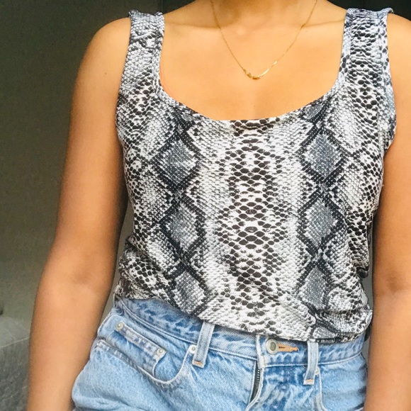 Snakeprint Tank Top - EUC - Picture 2 of 2